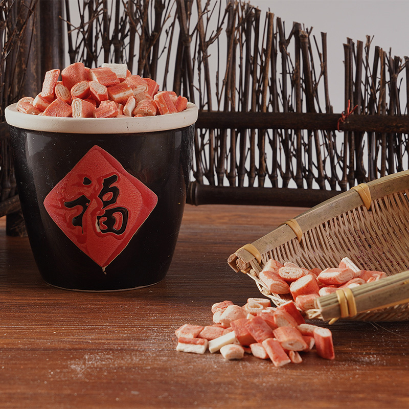 শুকনো অনুকরণ কাঁকড়া হিমশীতল