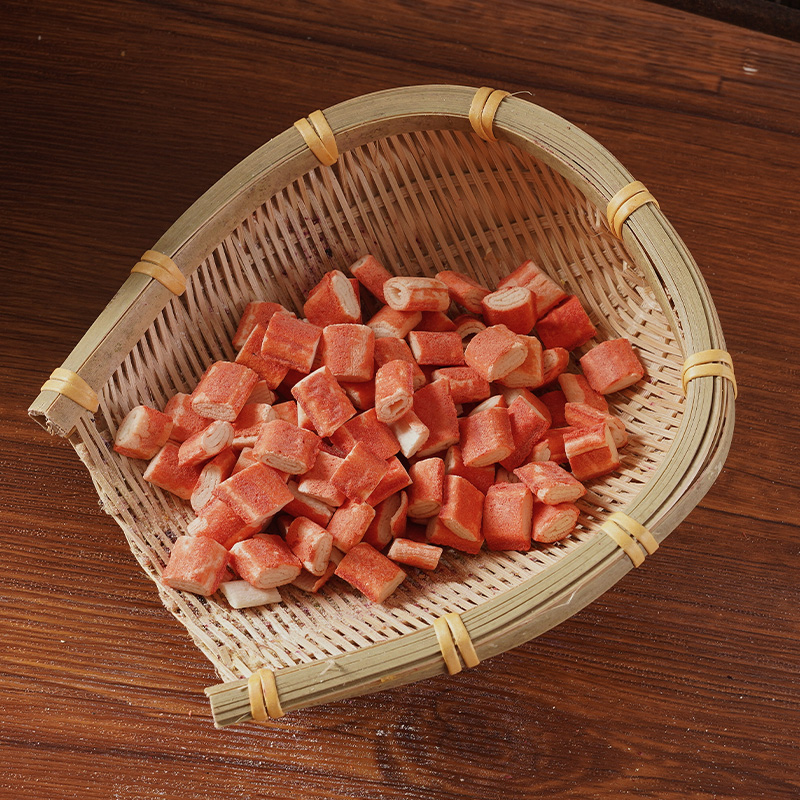 শুকনো অনুকরণ কাঁকড়া হিমশীতল শুকনো অনুকরণ কাঁকড়া হিমশীতল